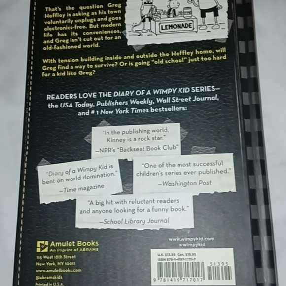 DIARY OF A WIMPY KID OLD SCHOOL BOOK - Picture 2 of 2